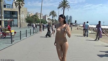 Naked teen public