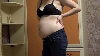 Sexy pregnant mature