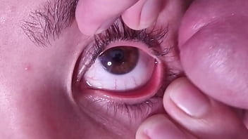 Cum in eye