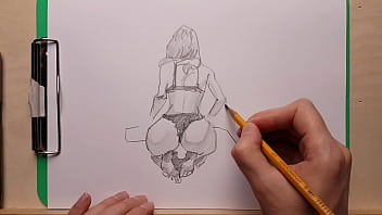 Anal xxx dibujo lapiz carbon