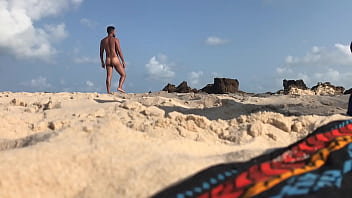 Gay naked beach video